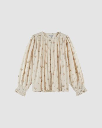 Blouse fleurie Althéa Émile et Ida femme coton bio imprimé fleurs