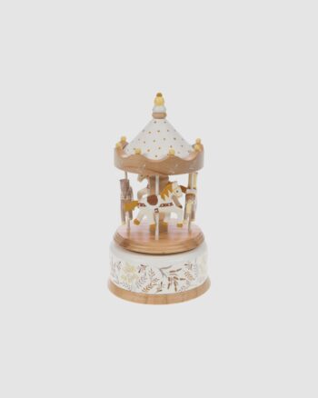 Boîte à musique carrousel Hortense Amadeus en bois pour bébé