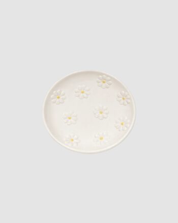 Coupelle décorative Daisy Amadeus en céramique blanche