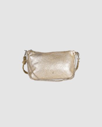 Mallow Bubble Or Craie Studio sac cuir doré femme