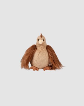 peluche poulette marron roux histoire d’ours 20 cm