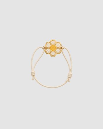 Bracelet enfant à perles Daisy élastique ajustable pour enfant