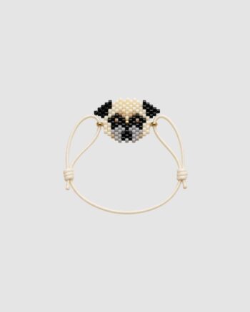 Bracelet enfant à perles Dog élastique ajustable pour enfant
