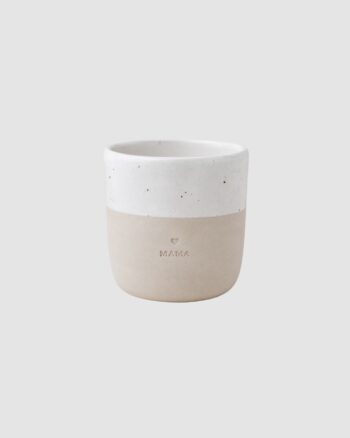 Mug Mama en faïence Eulenschnitt fabriqué artisanalement au Portugal