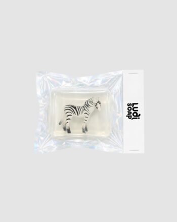Savon Zèbre Ludi Soap avec figurine surprise pour enfant