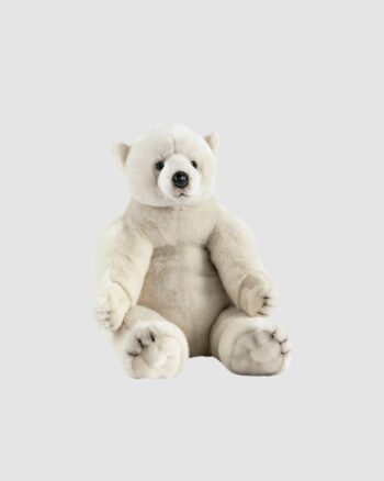 Ours Polaire Hansa 70 cm grand animal réaliste blanc