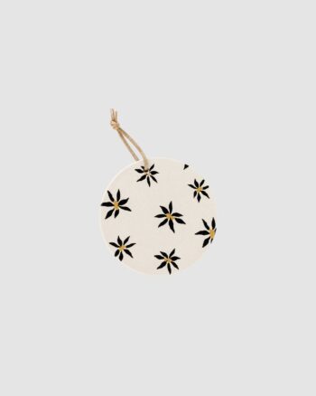 Médaillon Flowers Poussière des Rues en céramique artisanale