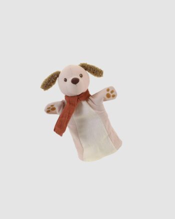 Marionnette Chien Egmont Toys 27 cm douce et lavable
