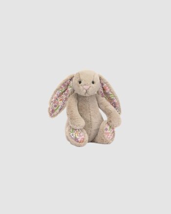 Peluche Blossom Beige Bunny Petal Little Jellycat lapin fleuri 18 cm