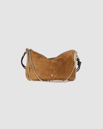 Sac à main Mallow Suede Cognac Craie Studio