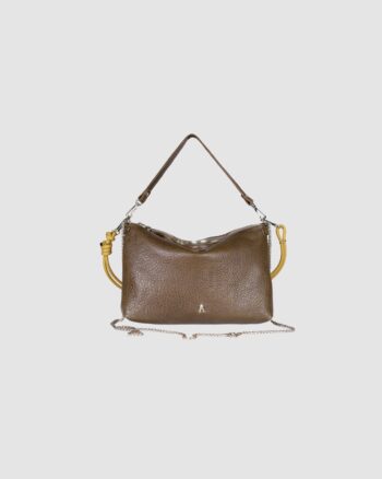 Sac Dual Bubble Umber Craie Studio en cuir brun