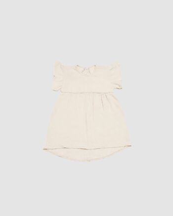 Robe bébé Daisy écru Minikane 12 mois