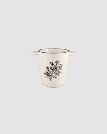 Timbale Fleurs Maison Roussot en porcelaine de Limoges
