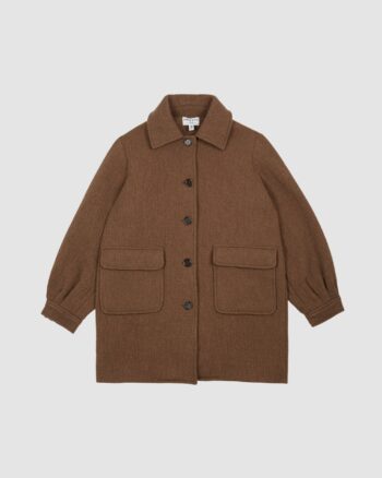 Manteau Elvin châtaigne Émile et Ida femme