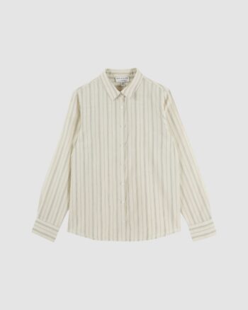 Chemise rayée khadi écru Oslo Émile et Ida femme