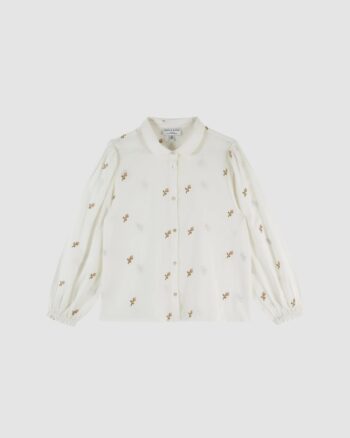Blouse brodée écru Émile et Ida femme