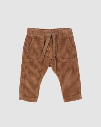 Pantalon bébé velours côtelé Brownie Émile et Ida