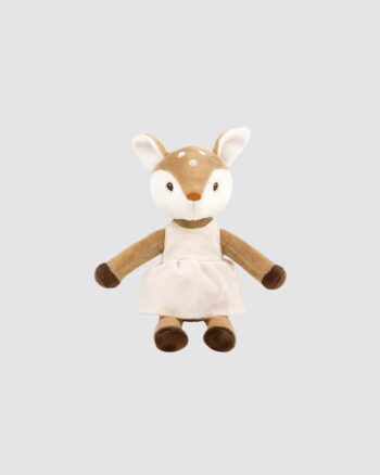 Peluche faon Julia avec robe écrue Egmont Toys