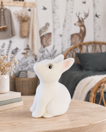 Tirelire Lapin Egmont Toys blanche avec oreilles roses