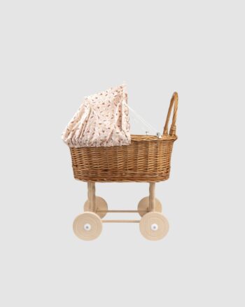 Landau en osier Champignon Egmont Toys avec capote imprimée