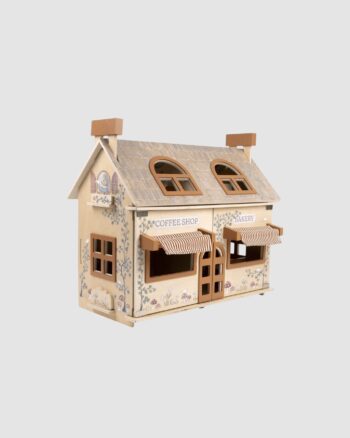 Café et boulangerie en bois Egmont Toys vue extérieure