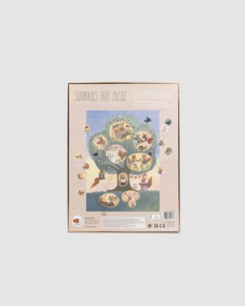 Boîte puzzle arbre des écureuils Egmont Toys vue arrière