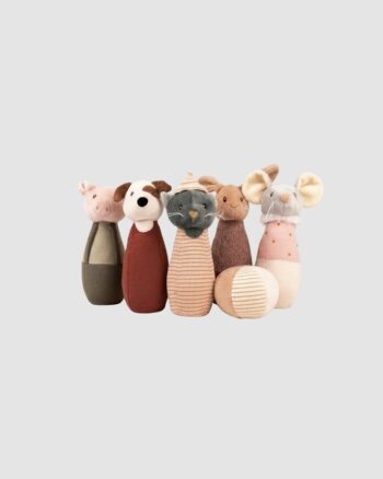 Jeu de quilles Amis Egmont Toys avec animaux en tissu