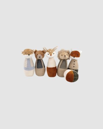 Bowling amis de la forêt Egmont Toys avec cinq quilles