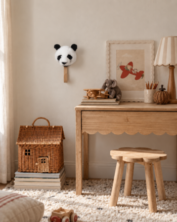 Patère Panda Wild and Soft décoration murale enfant