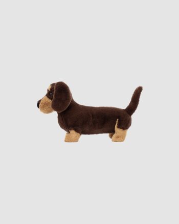 Peluche Otto Sausage Dog médium Jellycat vue de profil