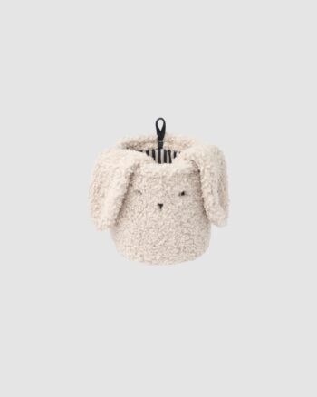 Mini panier lapin IB Mist Liewood en tissu bouclette