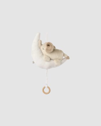 Mobile musical éléphant Mandy Mist Sandy Liewood sur une lune