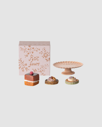 Ensemble petits-fours et présentoir Maileg