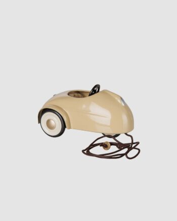 Voiture souris Maileg sable chaud avec ficelle