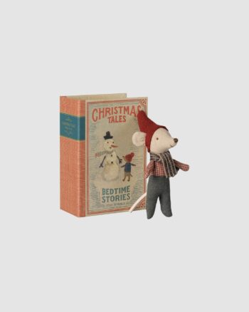 Souris de Noël bébé Maileg dans son coffret livre