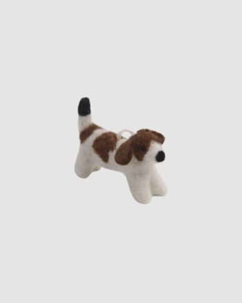 Chien Jack Russell Gry & Sif en feutrine