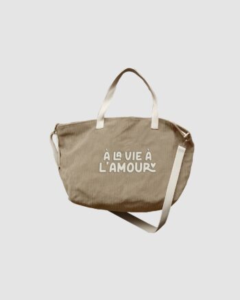 Sac XL velours Zakuw À la vie à l’amour