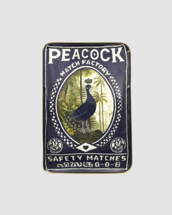 Plateau Réception Peacock Boncoeurs bleu nuit