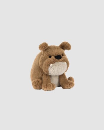Peluche Derreck Dog Jellycat chien marron vue de face