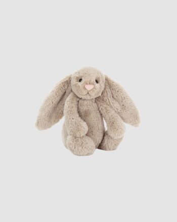 Peluche Bashful Beige Bunny Original Jellycat 31 cm vue de face