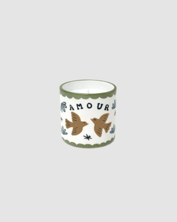 Bougie parfumée Muse Amour Oiseaux Ambre – Opjet