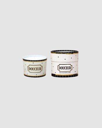 Bougie Bistrot Douceur Orchidée Opjet avec coffret assorti