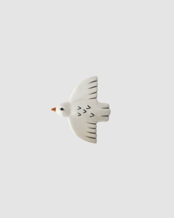 Décoration murale oiseau blanc Opjet référence 020250